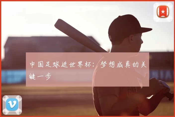 中国足球进世界杯:梦想成真的关键一步