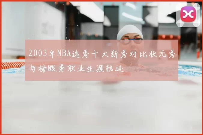 2003年NBA选秀十大新秀对比状元秀与榜眼秀职业生涯轨迹