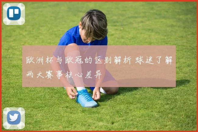欧洲杯与欧冠的区别解析 球迷了解两大赛事核心差异